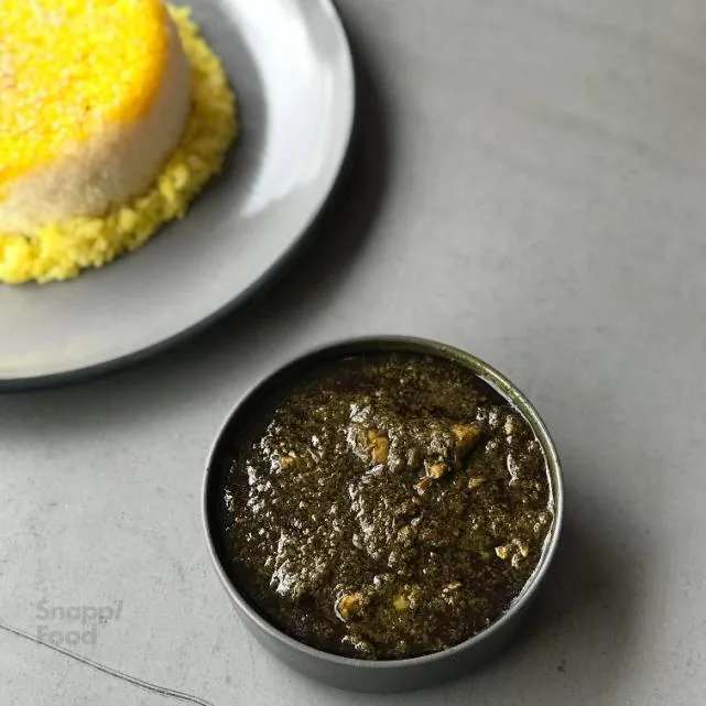 چلو خورشت قورمه سبزی