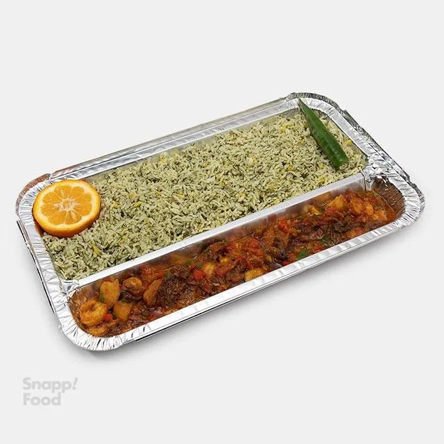 چلو میگو دوپیازه