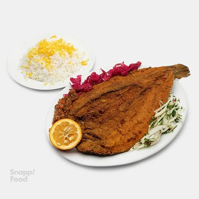چلو ماهی سرخ شده