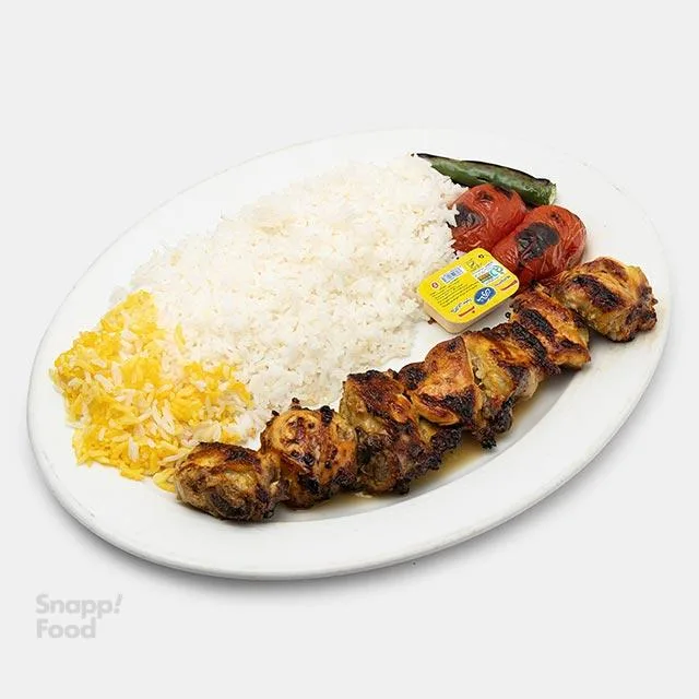 چلو جوجه کباب با استخوان