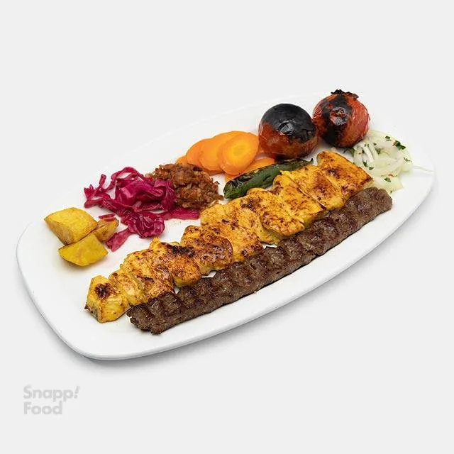 خوراک کباب میکس وزیری