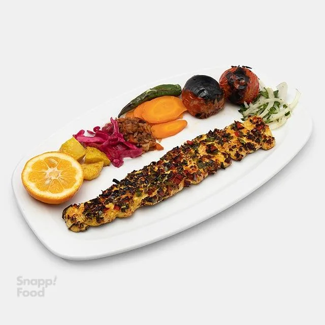 خوراک جوجه کباب اسپایسی