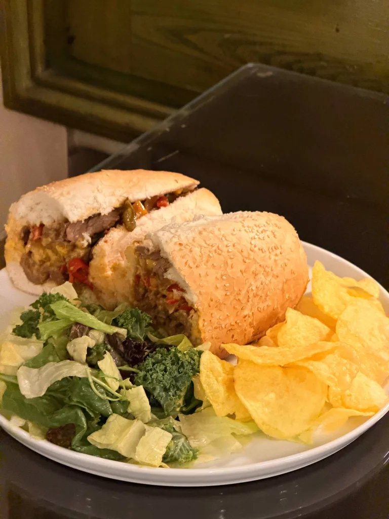 ساندویچ چیز استیک
